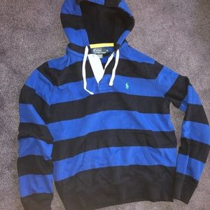 Polo button hoodie
